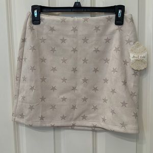NWT Altered State faux suede mini skirt with stars. Size small